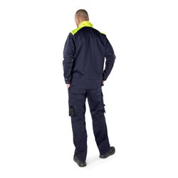 Fristads Schweisser jacke 4077 WEL Größe M Marine/Warnschutz-Gelb