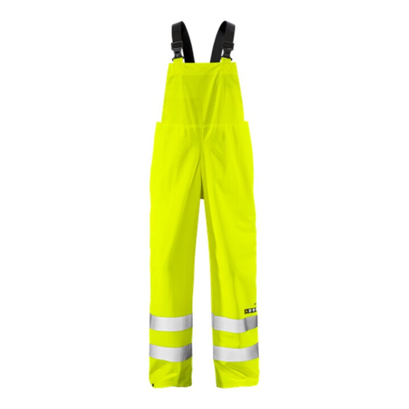 Fristads Flame High Vis Regenhose Kl. 2 2047 RSHF Größe 4XL Warnschutz-Gelb