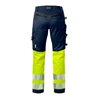 Fristads High Vis Handwerker Stretch-Hose Damen Kl. 1 2709 PLU Größe 50 Warnschutz-Gelb/Marine