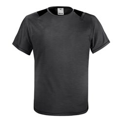 Fristads Green Funktions-T-Shirt 7520 GRK Größe M Grau/Schwarz
