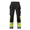 Fristads High Vis Handwerker Stretch-Hose Damen Kl. 1 2709 PLU Größe 50 Warnschutz-Gelb/Schwarz