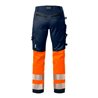 Fristads High Vis Handwerker Stretch-Hose Damen Kl. 1 2709 PLU Größe 40 Warnschutz-Orange/Marine