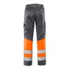 Fristads High Vis Green Hose Kl.1 2668 GPLU Größe D112 Warnschutz-Orange/Grau