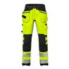 Fristads High Vis Handwerker Stretch-Hose Damen Kl. 2 2710 PLU Größe 50 Warnschutz-Gelb/Schwarz
