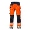 Fristads High Vis Handwerker Stretch-Hose Damen Kl. 2 2710 PLU Größe 36 Warnschutz-Orange/Marine