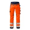 Fristads High Vis Handwerker Stretch-Hose Damen Kl. 2 2710 PLU Größe 50 Warnschutz-Orange/Marine