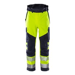 Fristads Flamestat Airtech Latzhose 2525 ATHR Größe L Warnschutz-Gelb/Marine