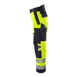 Fristads Flamestat Airtech Latzhose 2525 ATHR Größe XL Warnschutz-Gelb/Marine