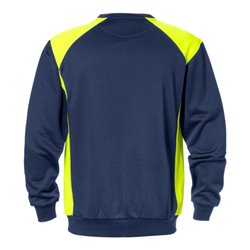 Fristads Sweatshirt 7148 SHV Größe XS Marine/Warnschutz-Gelb