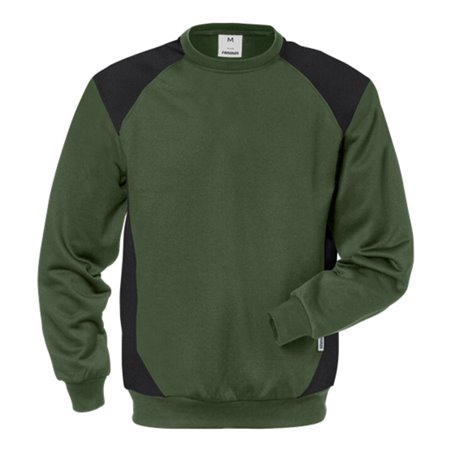 Fristads Sweatshirt 7148 SHV Größe M Army Grün/Schwarz