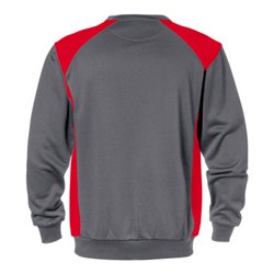 Fristads Sweatshirt 7148 SHV Größe L Grau/Rot
