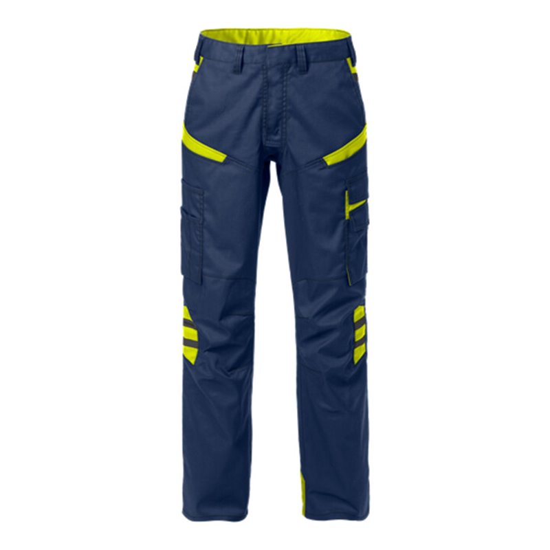 Fristads Damenhose 2554 STFP Größe 36 Marine/Warnschutz-Gelb