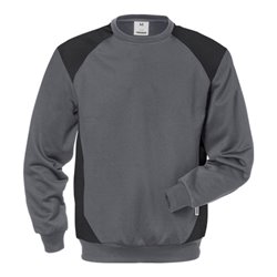 Fristads Sweatshirt 7148 SHV Größe 3XL Grau/Schwarz