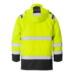 Fristads High Vis Winterparka Kl. 3 4042 PP Größe 4XL Warnschutz-Gelb/Schwarz
