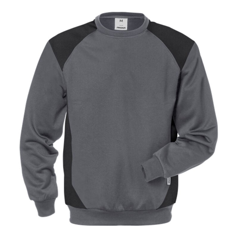 Fristads Sweatshirt 7148 SHV Größe S Grau/Schwarz