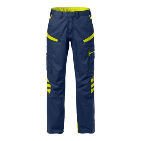 Fristads Damenhose 2554 STFP Größe 46 Marine/Warnschutz-Gelb