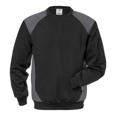 Fristads Sweatshirt 7148 SHV Größe 2XL Schwarz/Grau