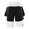 Fristads Handwerker-Stretch-Shorts 2762 LWS Größe C48 Weiß/Schwarz