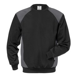 Fristads Sweatshirt 7148 SHV Größe L Schwarz/Grau