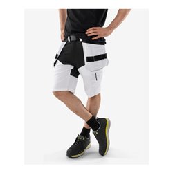 Fristads Handwerker-Stretch-Shorts 2762 LWS Größe C58 Weiß/Schwarz
