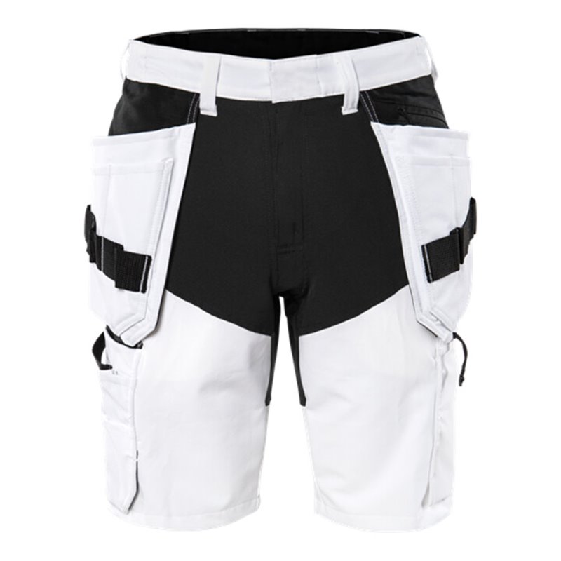 Fristads Handwerker-Stretch-Shorts 2762 LWS Größe C60 Weiß/Schwarz