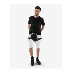 Fristads Handwerker-Stretch-Shorts 2762 LWS Größe C60 Weiß/Schwarz