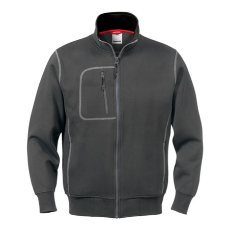 Fristads Acode Sweatjacke 1747 DF Größe XL Dunkelgrau