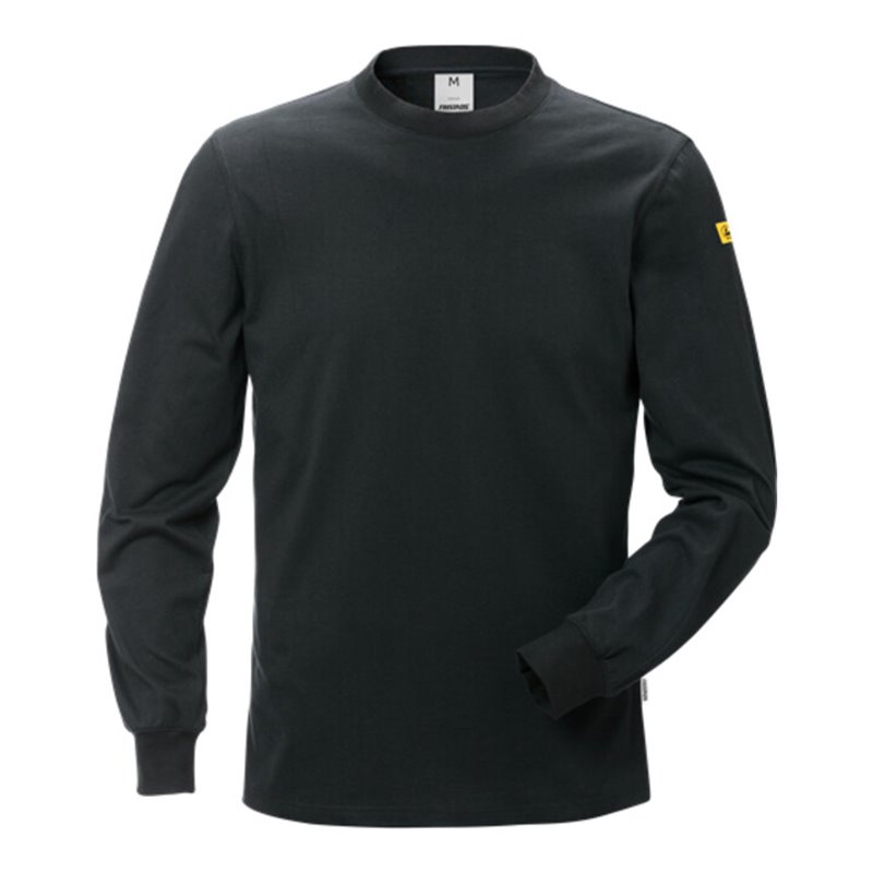 Fristads ESD T-Shirt Langarm 7082 XTM Größe 5XL Schwarz
