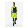 Fristads High Vis Green Stretch-Latzhose Kl. 2 1031 GSTP Größe C156 Warnschutz-Gelb/Marine