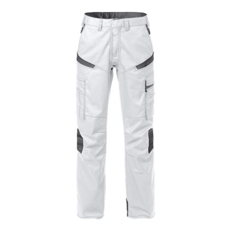 Fristads Damenhose 2554 STFP Größe 44 Weiß/Grau