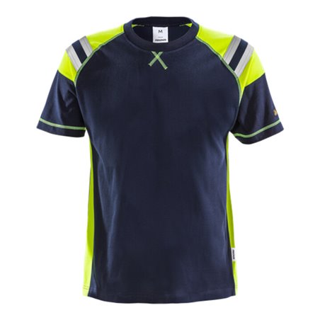 Fristads Flamestat T-Shirt 7073 TFLH Größe 4XL Marineblau