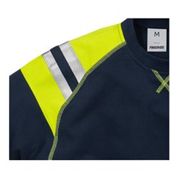 Fristads Flamestat T-Shirt 7073 TFLH Größe 4XL Marineblau