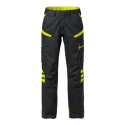 Fristads Damenhose 2554 STFP Größe 34 Schwarz/Gelb