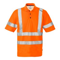 Fristads High Vis Poloshirt 7025 Kl. 3 PHV Größe 4XL Warnschutz-Orange