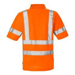 Fristads High Vis Poloshirt 7025 Kl. 3 PHV Größe 4XL Warnschutz-Orange