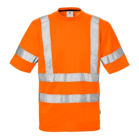 Fristads High Vis T-Shirt 7024 Kl. 3 THV Größe 4XL Warnschutz-Orange