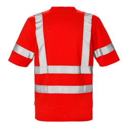 Fristads High Vis T-Shirt 7024 Kl. 3 THV Größe 4XL Warnschutz-Rot
