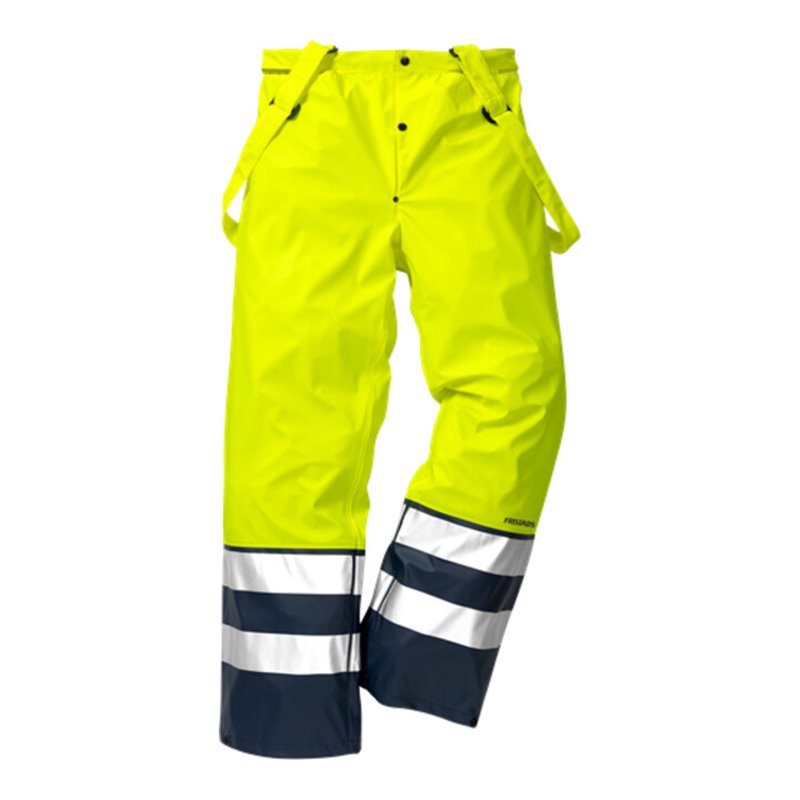 Fristads High Vis Regenhose Kl. 2 2625 RS Größe 4XL Warnschutz-Gelb/Marine