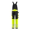 Fristads High Vis Green Stretch-Latzhose Kl. 2 1031 GSTP Größe C48 Warnschutz-Gelb/Schwarz