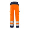 Fristads High Vis Green Hose Damen Kl. 2 2642 GPLU Größe 46 Warnschutz-Orange/Marine