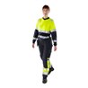 Fristads High Vis Stretch-Hose Damen Kl. 1 2708 PLU Warnschutz-Gelb/Marine