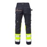 Fristads High Vis Stretch-Hose Damen Kl. 1 2708 PLU Warnschutz-Gelb/Marine