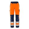 Fristads High Vis Green Hose Damen Kl. 2 2642 GPLU Größe 50 Warnschutz-Orange/Marine