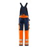 Fristads High Vis Green Stretch-Latzhose Kl. 2 1031 GSTP Größe C48 Warnschutz-Orange/Marine