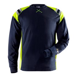 Fristads Flamestat T-Shirt Langarm 7072 TFLH Größe 2XL Marineblau