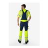Fristads High Vis Green Stretch-Latzhose Kl. 2 1031 GSTP Größe C54 Warnschutz-Orange/Marine