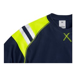 Fristads Flamestat T-Shirt Langarm 7072 TFLH Größe L Marineblau