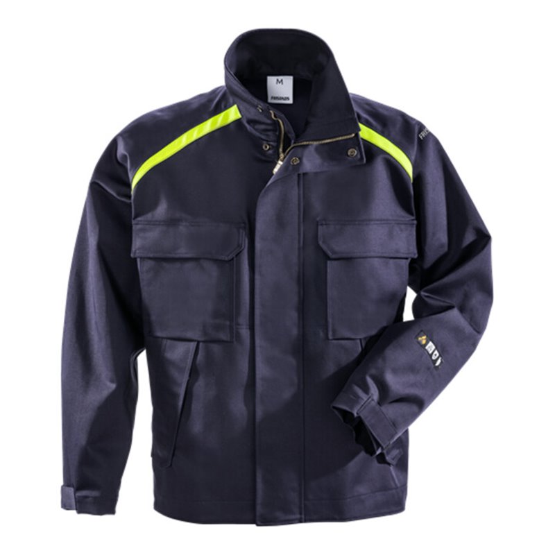 Fristads Flame Schweißer-Jacke 4031 FLAM Größe 4XL Marineblau
