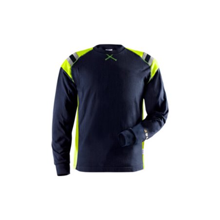 Fristads Flamestat T-Shirt Langarm 7072 TFLH Größe M Marineblau