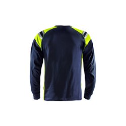 Fristads Flamestat T-Shirt Langarm 7072 TFLH Größe M Marineblau